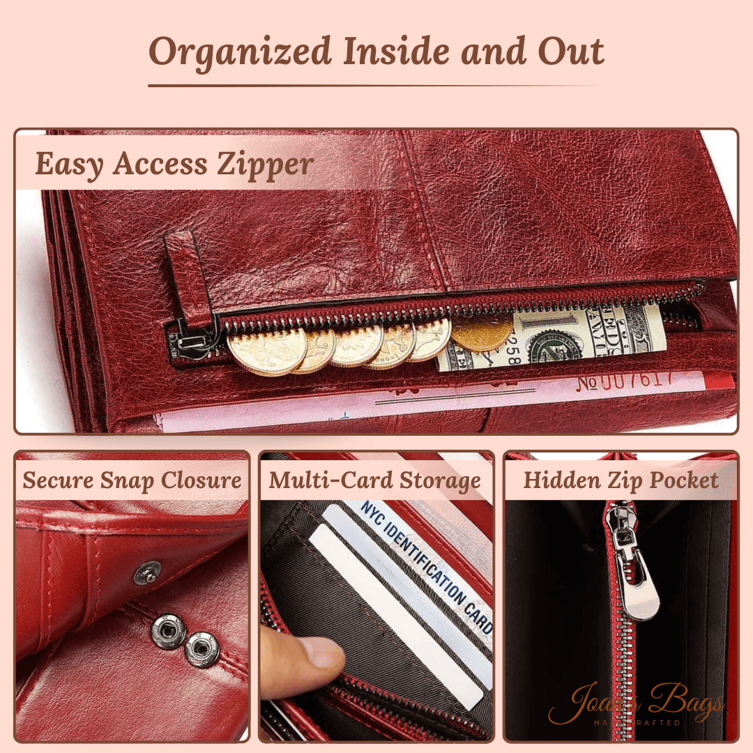 Sydney’s Sleek Keeper | Wallet - Joan's Bags