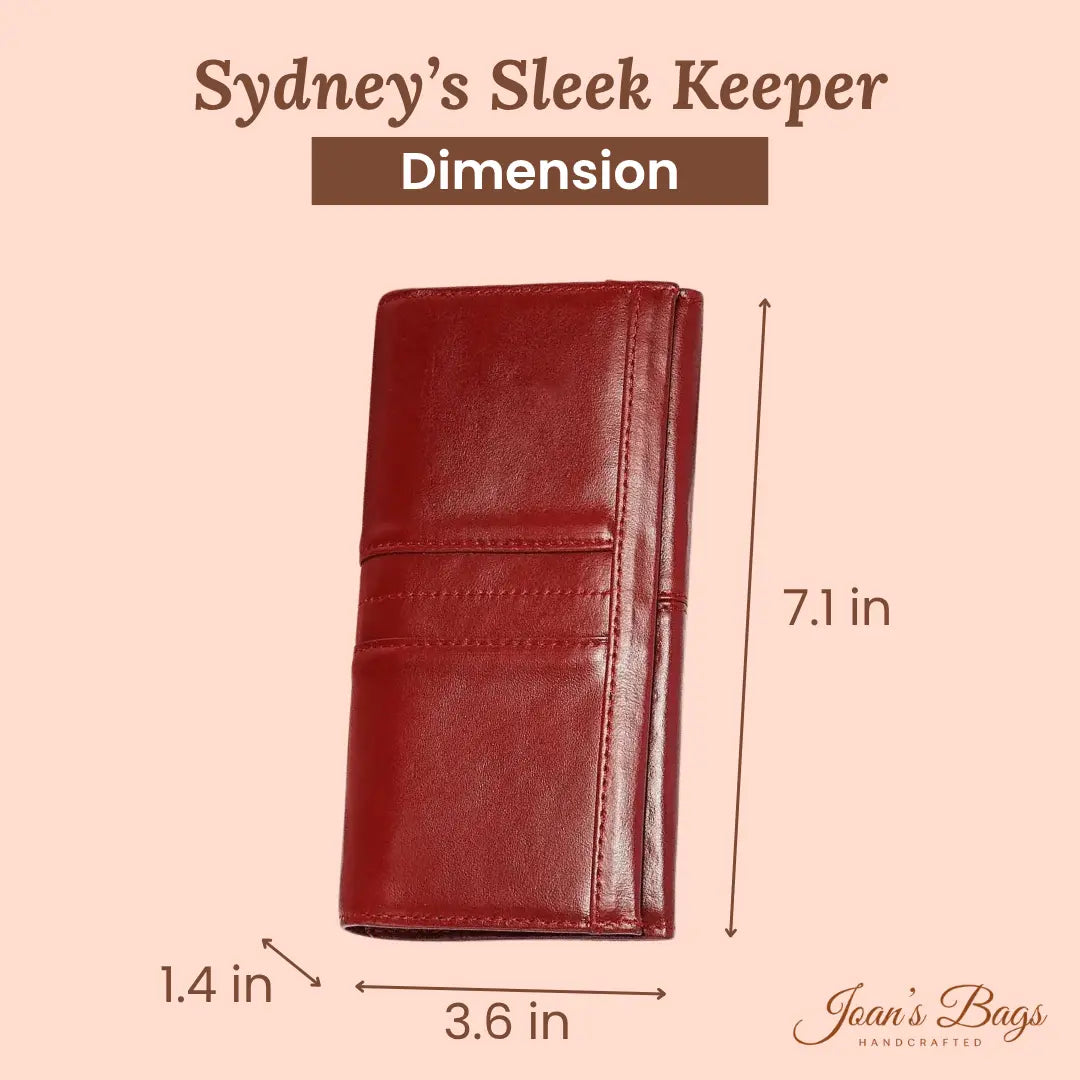 Sydney’s Sleek Keeper | Wallet Joan's Bags