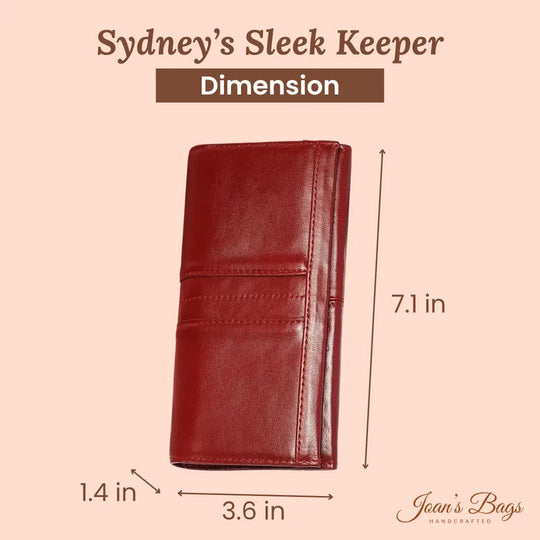 Sydney’s Sleek Keeper | Wallet Joan's Bags