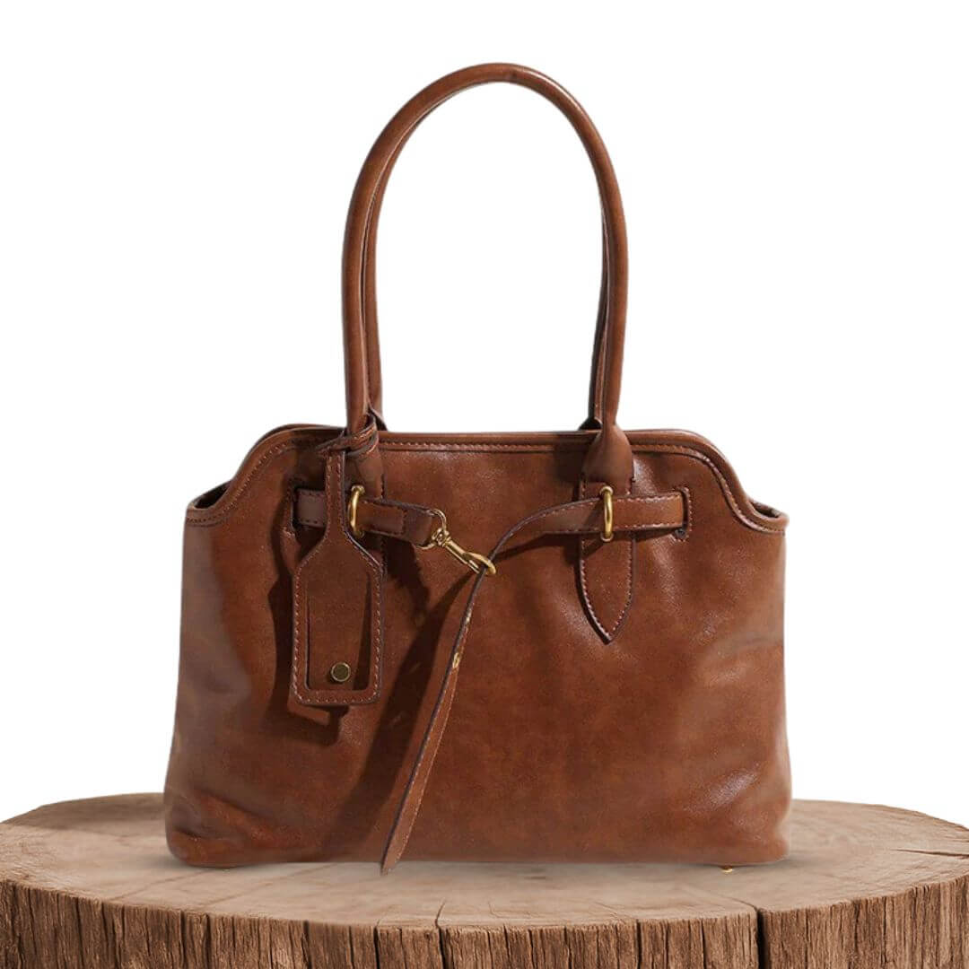 Phoebe’s Polished Carryall | Handbag - Joan's Bags