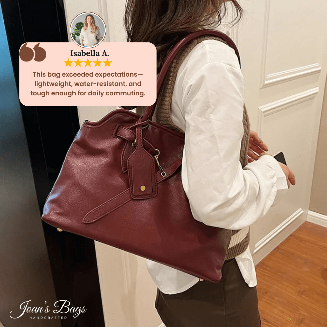 Phoebe’s Polished Carryall | Handbag - Joan's Bags