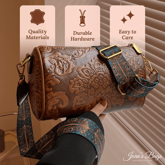 Linda’s Vintage Barrel Charm | Crossbody Bag - Joan's Bags