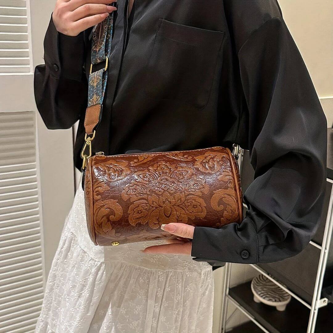 Linda’s Vintage Barrel Charm | Crossbody Bag - Joan's Bags
