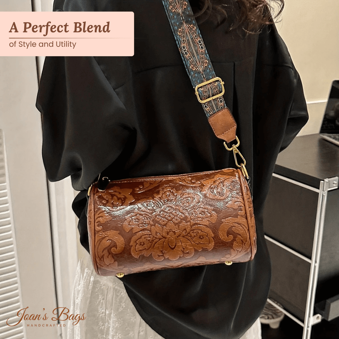 Linda’s Vintage Barrel Charm | Crossbody Bag - Joan's Bags
