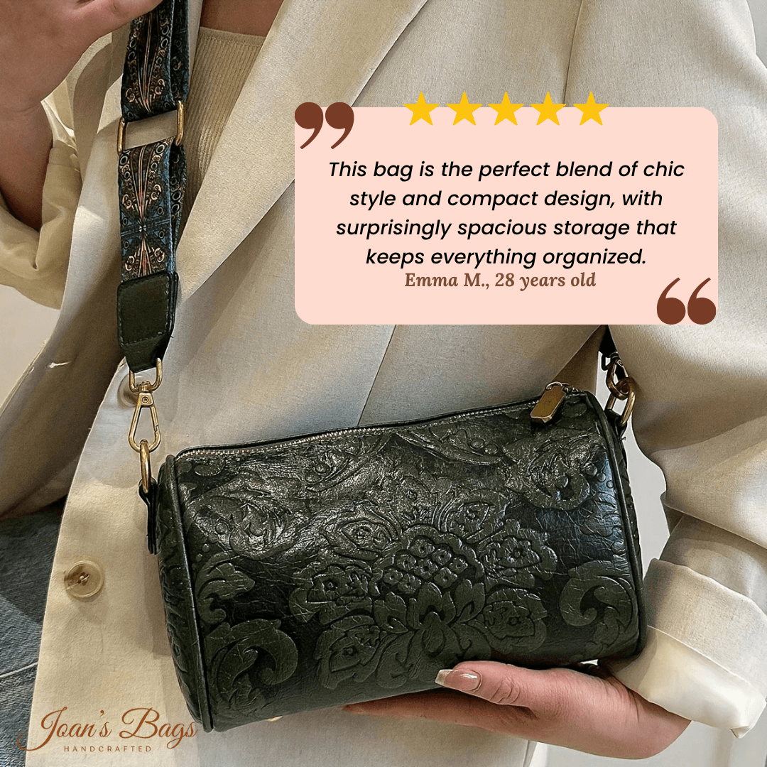 Linda’s Vintage Barrel Charm | Crossbody Bag - Joan's Bags