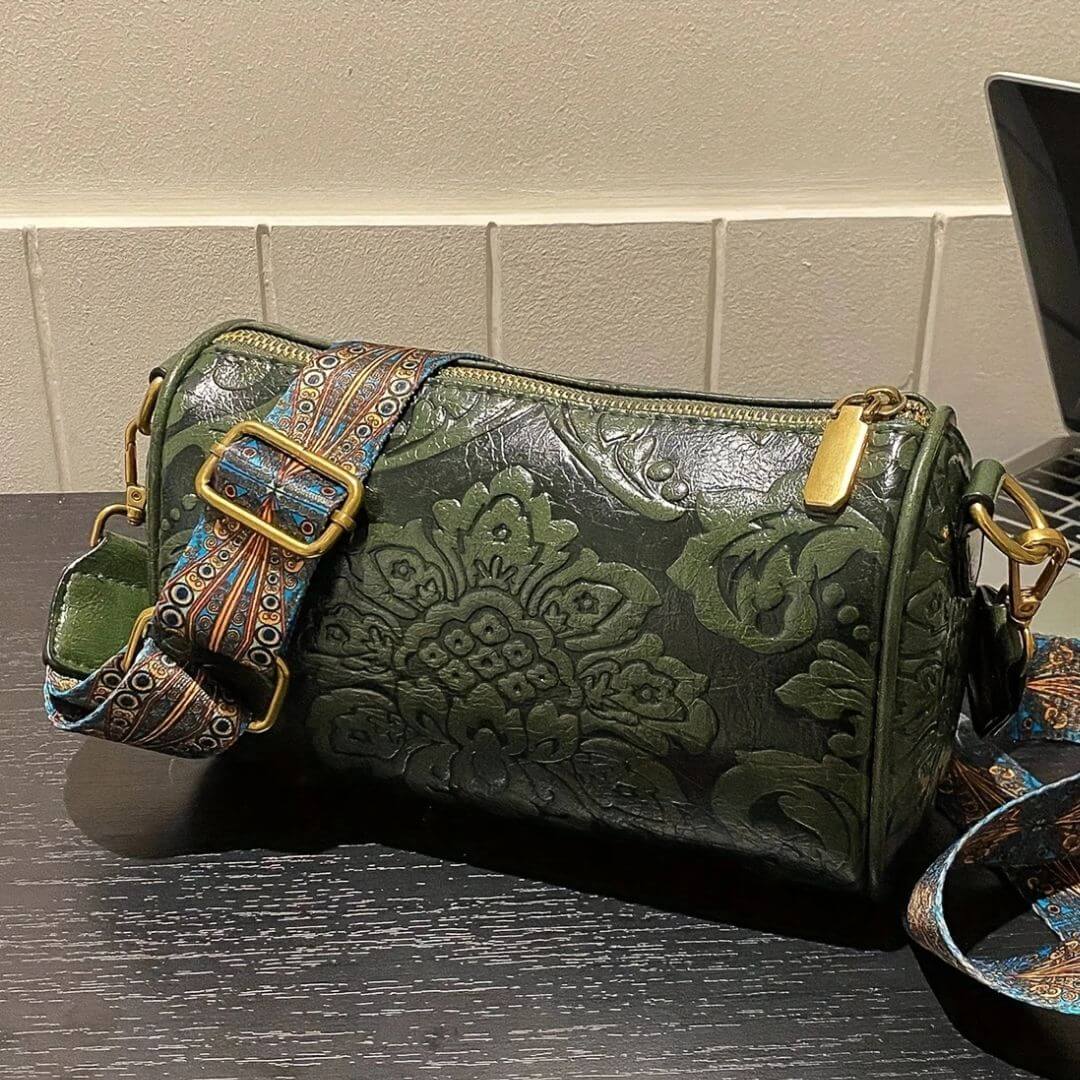 Linda’s Vintage Barrel Charm | Crossbody Bag - Joan's Bags