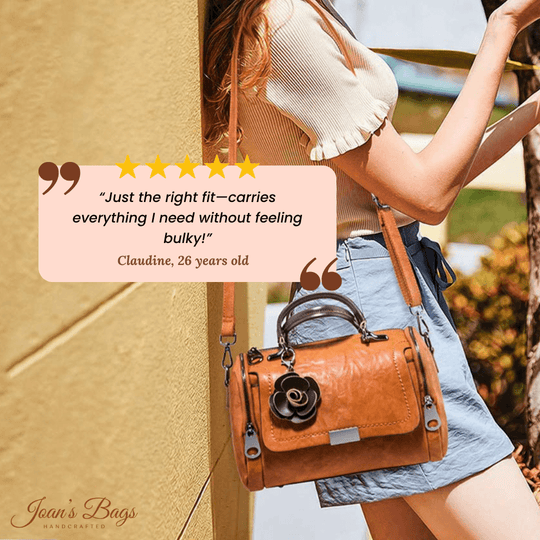 Barbara’s Polished Barrel | Satchel Handbag - Joan's Bags