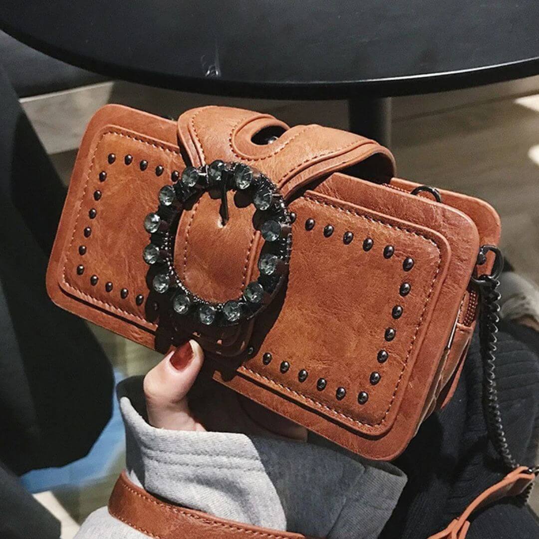 Judith’s Studded Muse | Mini Crossbody Bag - Joan's Bags