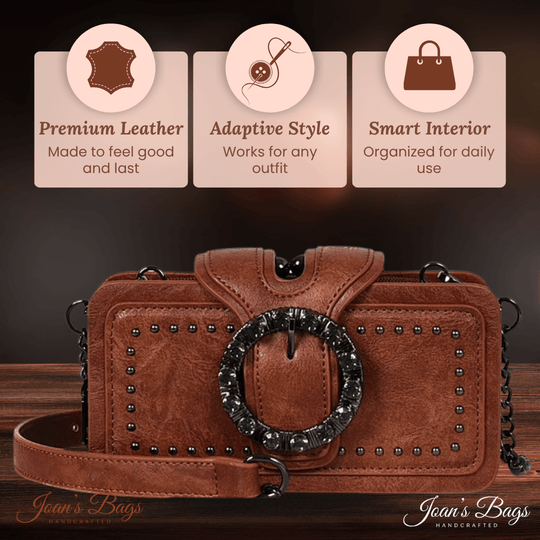 Judith’s Studded Muse | Mini Crossbody Bag - Joan's Bags