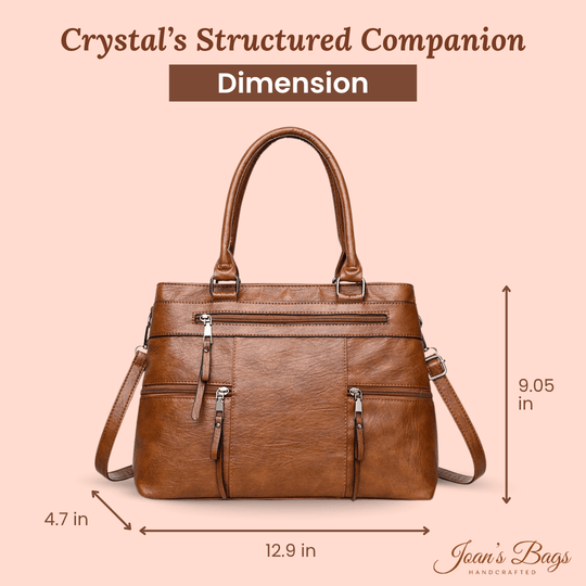 Crystal’s Structured Companion | Handbag - Joan's Bags
