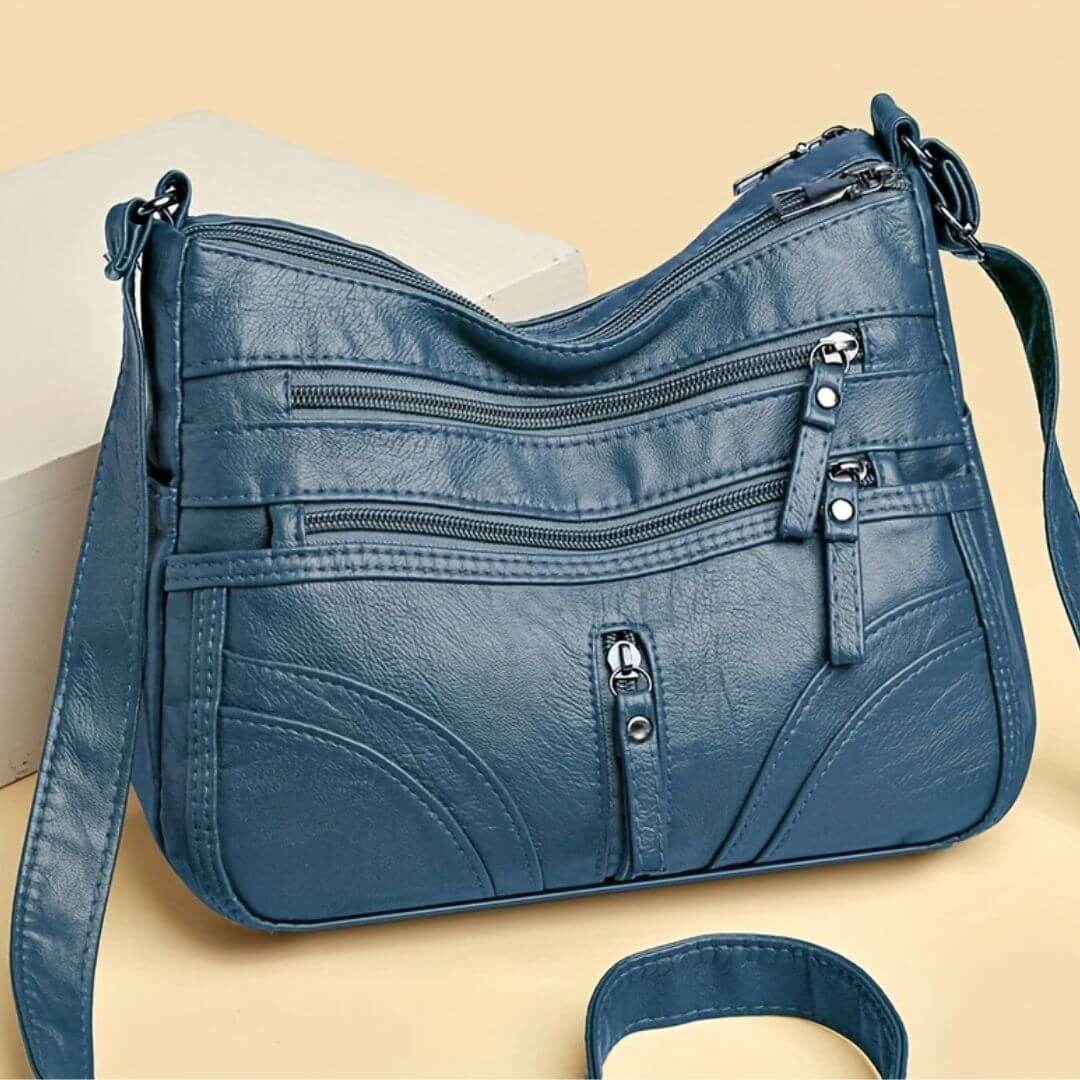 Cheryl’s Sleek Zip Companion | Crossbody Bag - Joan's Bags