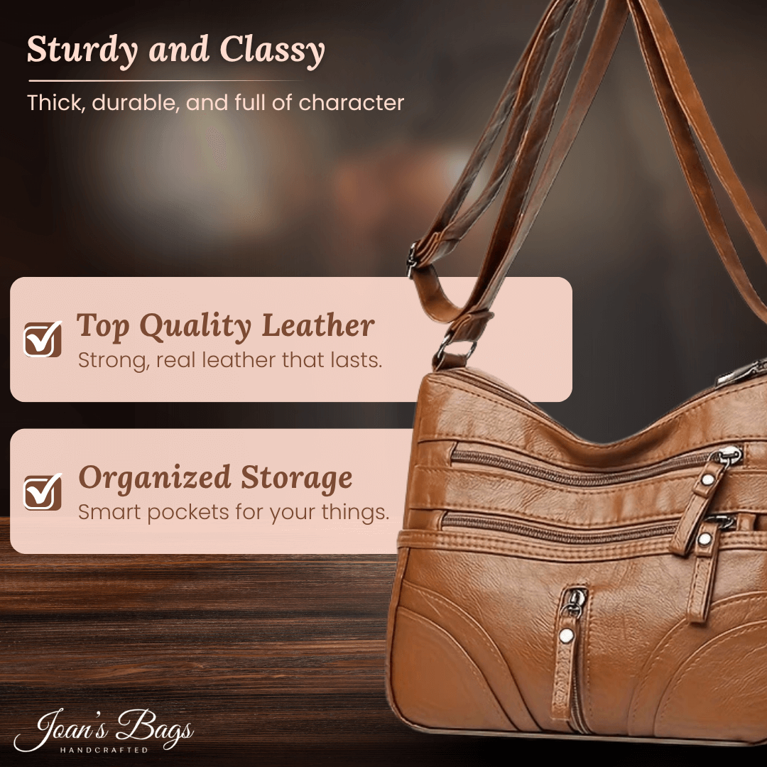 Cheryl’s Sleek Zip Companion | Crossbody Bag - Joan's Bags