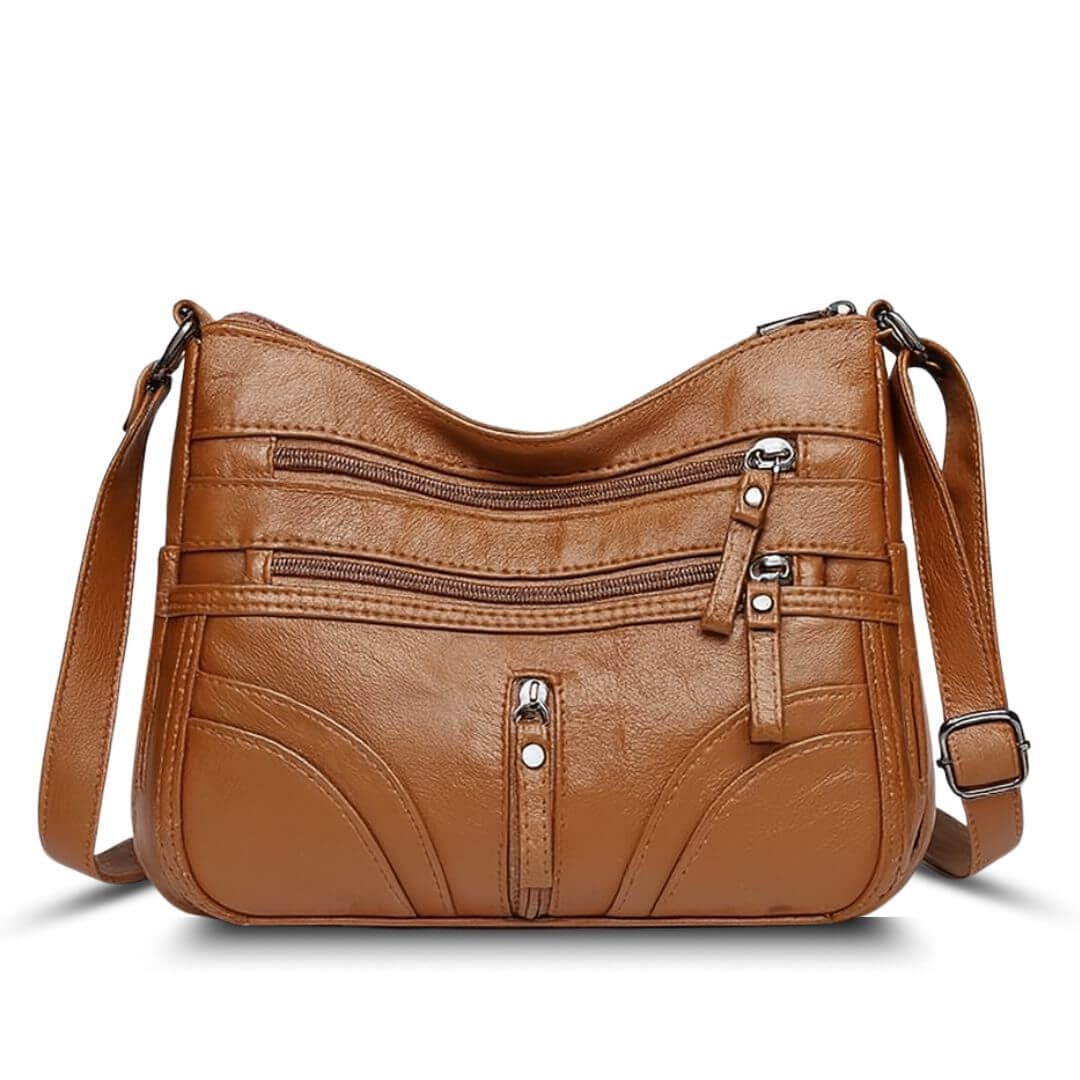 Cheryl’s Sleek Zip Companion | Crossbody Bag - Joan's Bags