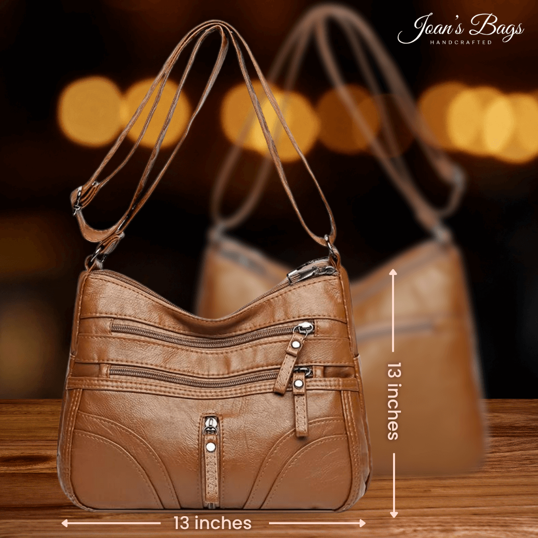 Cheryl’s Sleek Zip Companion | Crossbody Bag - Joan's Bags