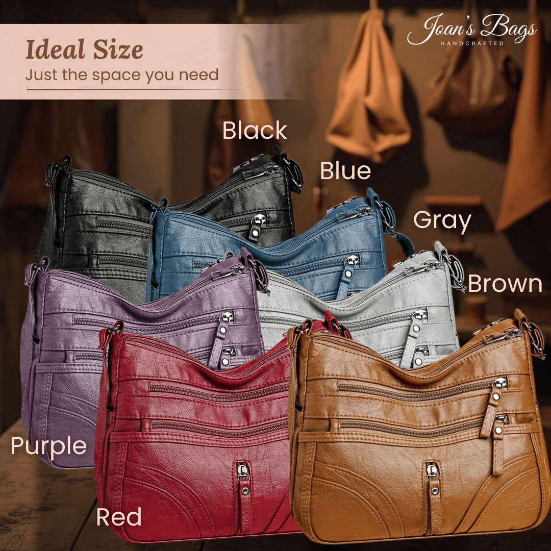 Cheryl’s Sleek Zip Companion | Crossbody Bag - Joan's Bags