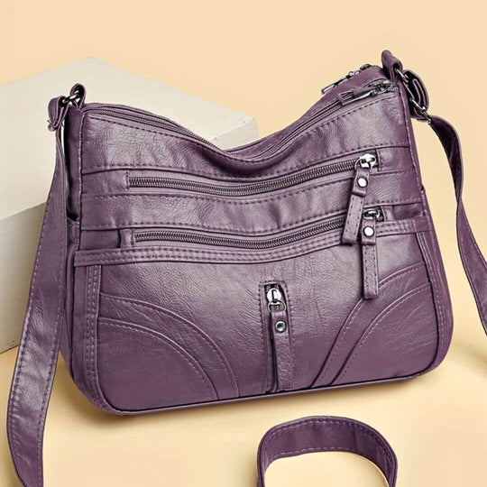 Cheryl’s Sleek Zip Companion | Crossbody Bag - Joan's Bags