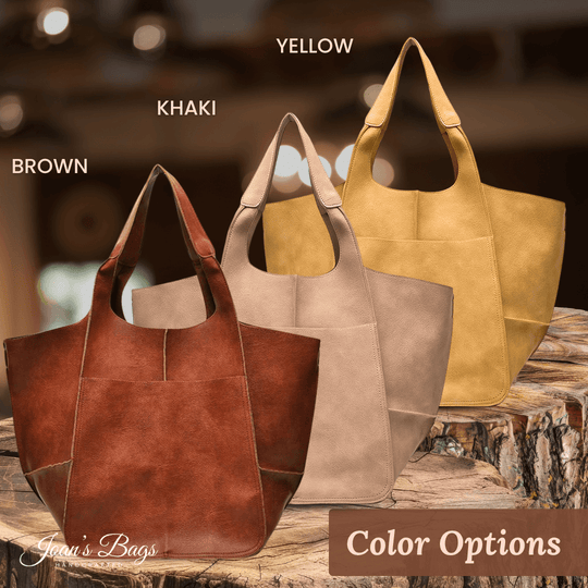 Nicole’s Sleek Carryall | Tote Bag - Joan's Bags
