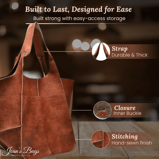 Nicole’s Sleek Carryall | Tote Bag - Joan's Bags