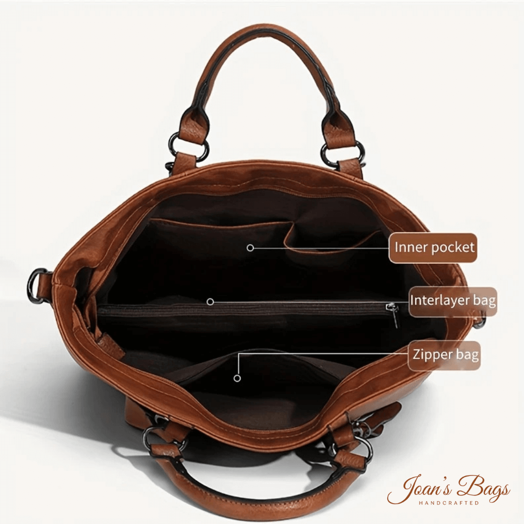 Jennifer’s Timeless Everyday Companion | Convertible Shoulder Bag - Joan's Bags