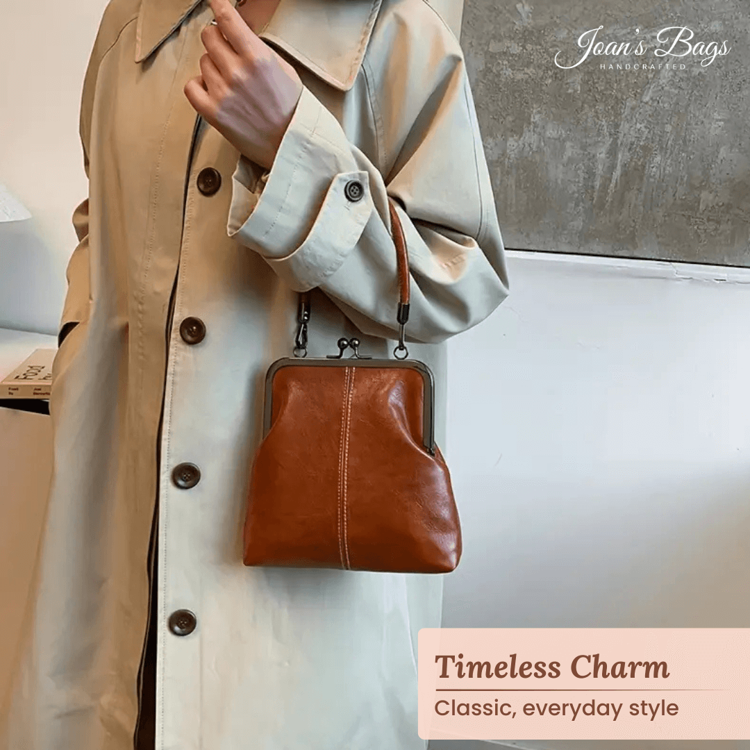 Amelia’s Timeless Kiss Lock | Vintage Handbag - Joan's Bags