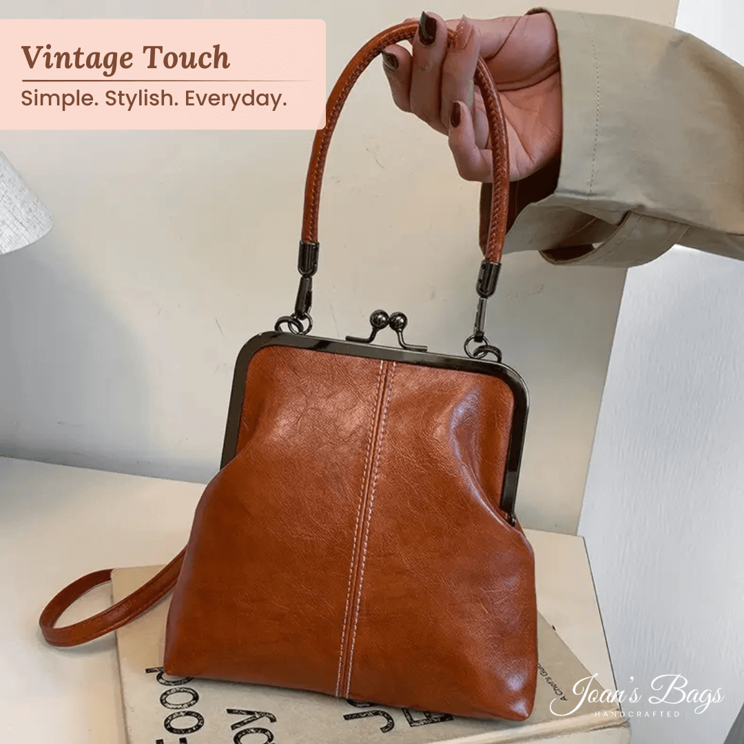 Amelia’s Timeless Kiss Lock | Vintage Handbag - Joan's Bags