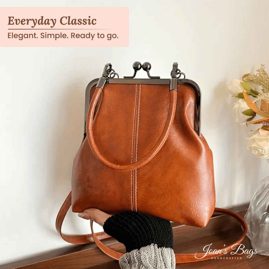 Amelia’s Timeless Kiss Lock | Vintage Handbag - Joan's Bags