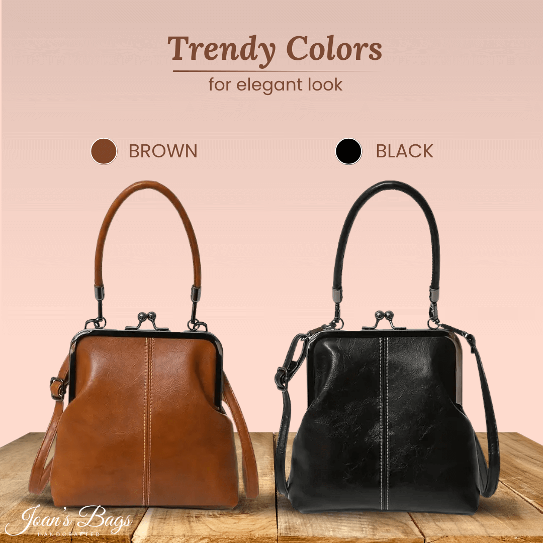 Amelia’s Timeless Kiss Lock | Vintage Handbag - Joan's Bags