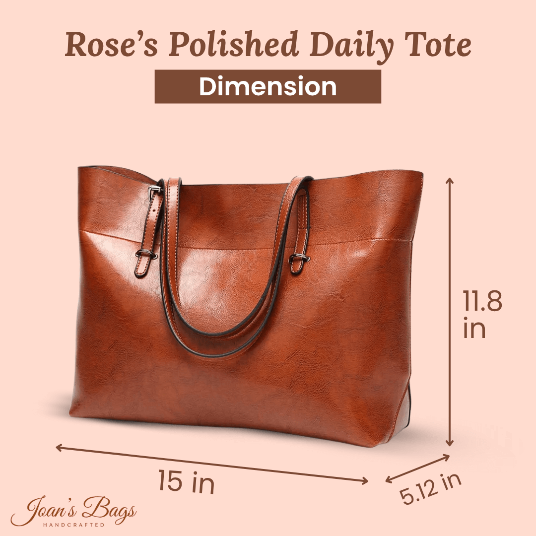 Rose’s Polished Daily Tote | Tote Bag - Joan's Bags